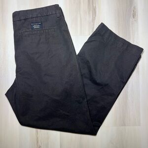 Banana Republic Pants Men’s Sz 36x30 Brown Boot Cut Chino Flat Front 100% Cotton